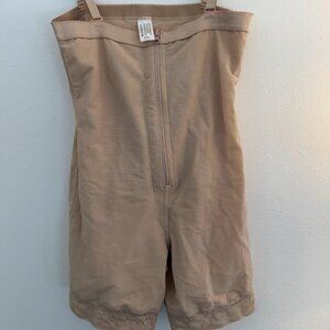 Shapermint Plus Size Beige Strapless Bodysuit(W/ Straps)